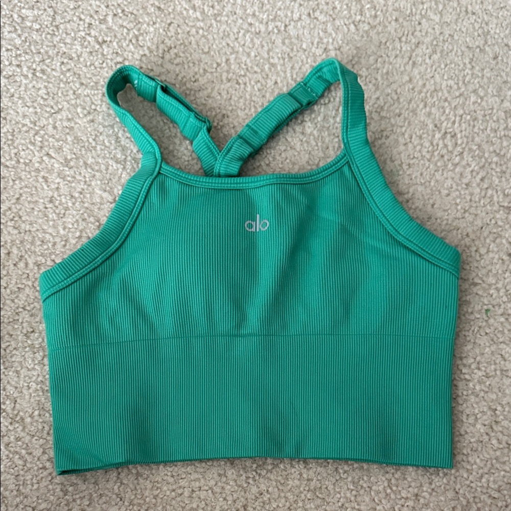 Green alo tank/ bra